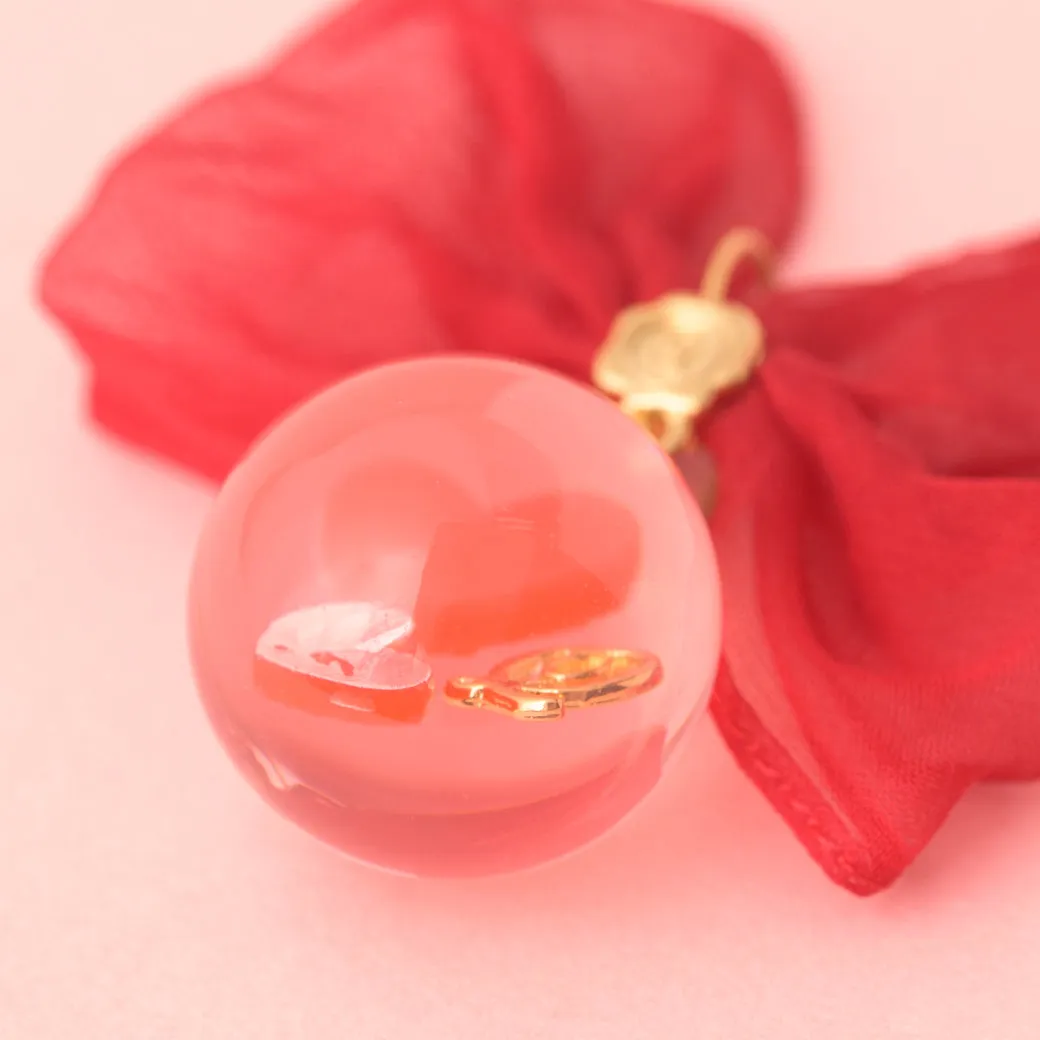Love Heart Jelly Pierced Earring (Single)【Japan Jewelry】