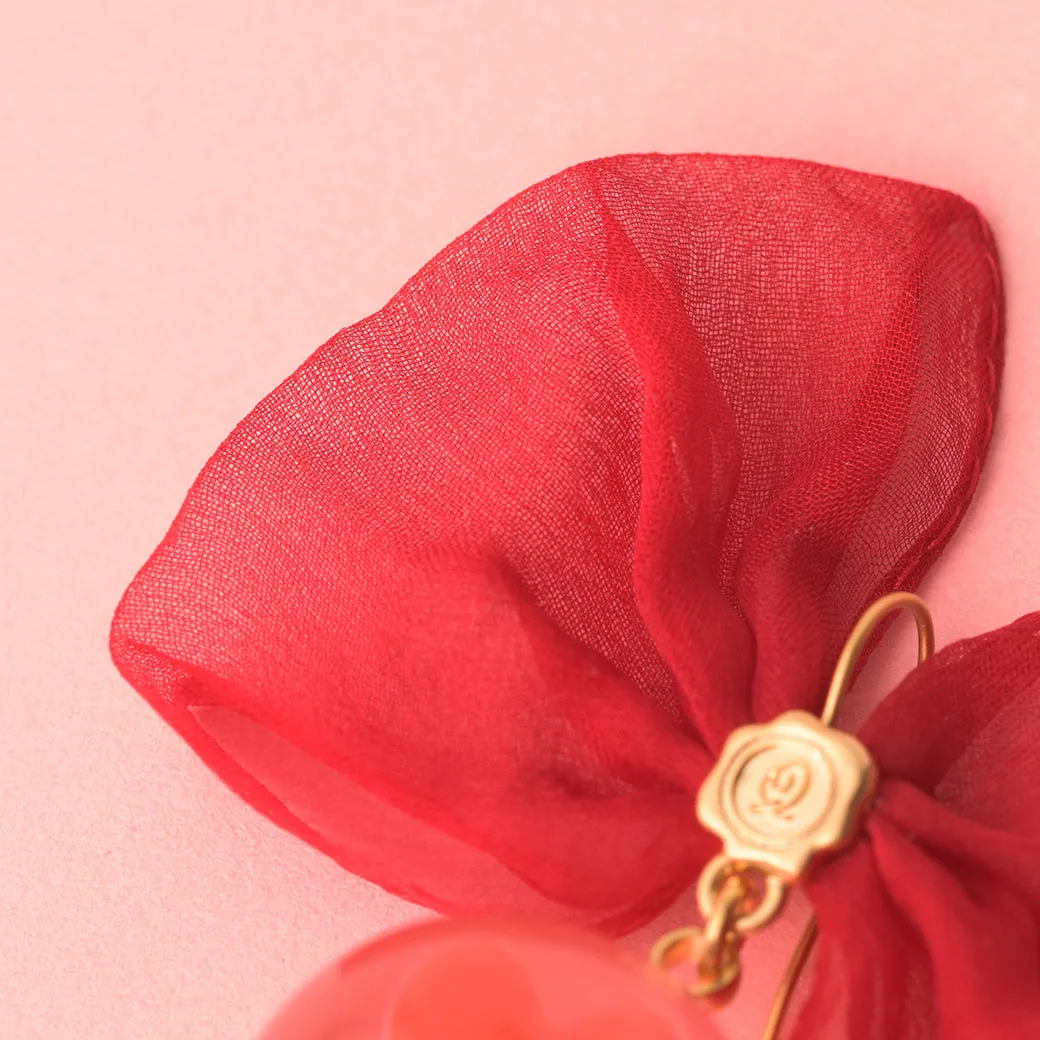 Love Heart Jelly Pierced Earring (Single)【Japan Jewelry】
