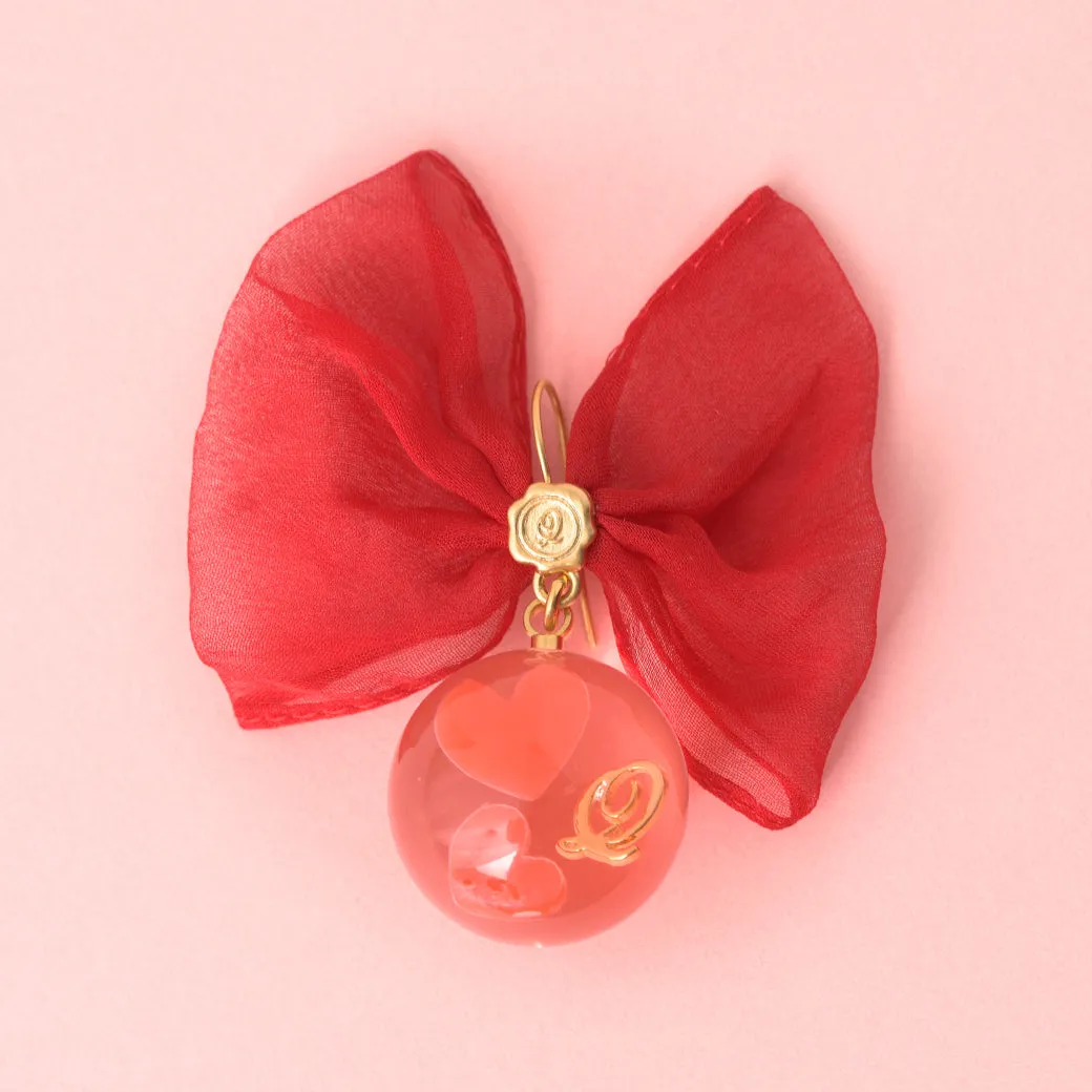 Love Heart Jelly Pierced Earring (Single)【Japan Jewelry】