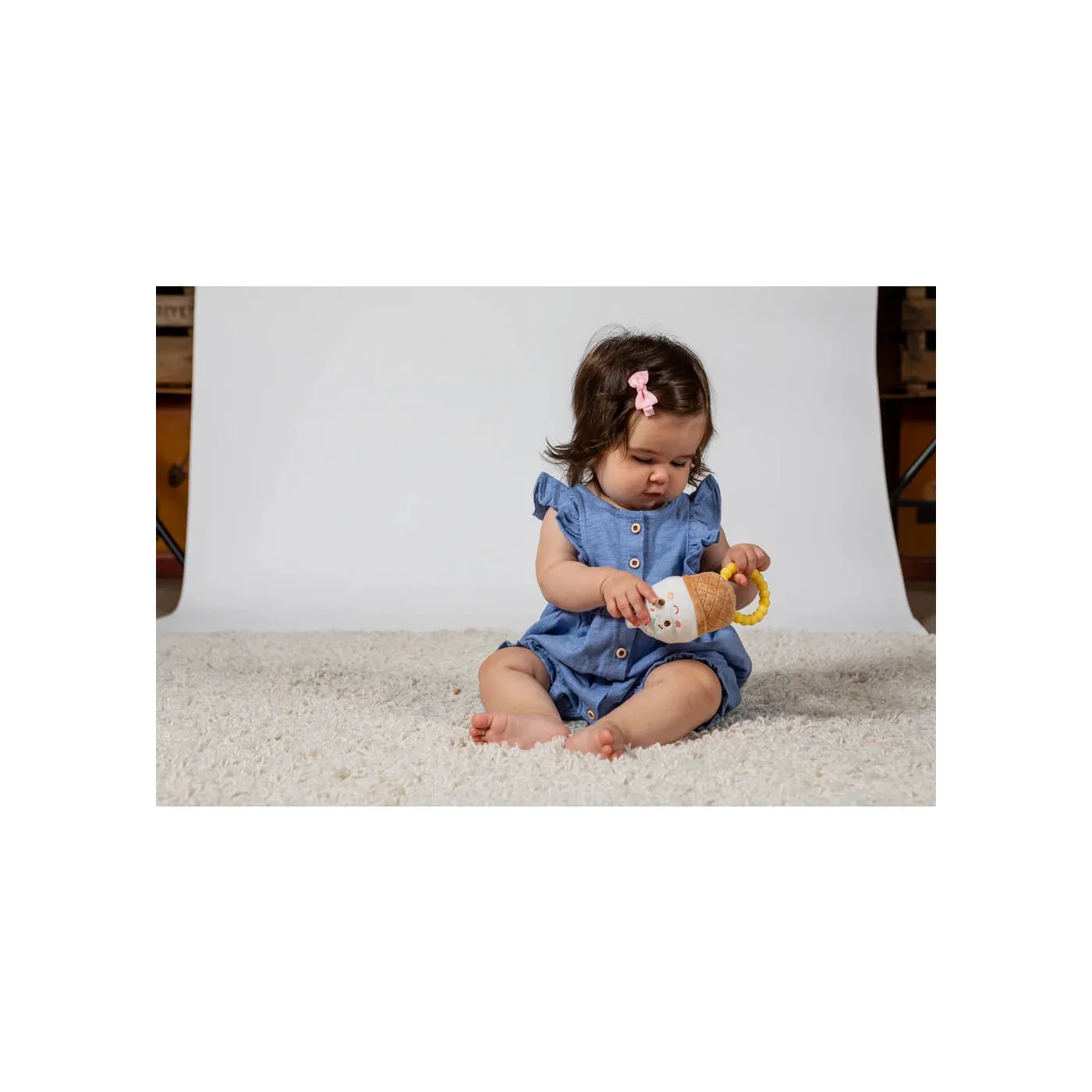 Mary Meyer Sprinkly Ice Cream Teether Rattle