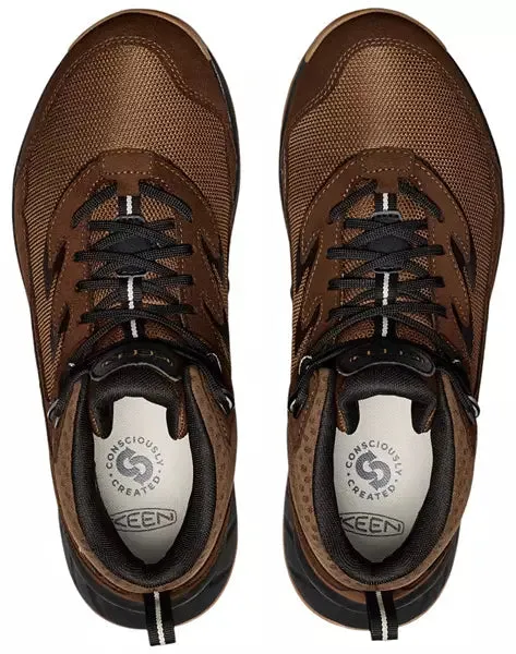 MEN'S KEEN HIGHTRAIL WATERPROOF HIKING BOOT | DARK EARTH / OAK BUFF