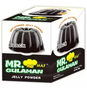 Mr. Gulaman Unflavored Jelly Powder - Black (10x24g Packs) 240g