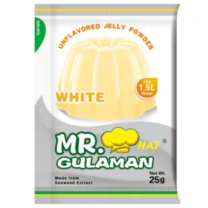 Mr. Gulaman Unflavored Jelly Powder - White (1Pc) 24g