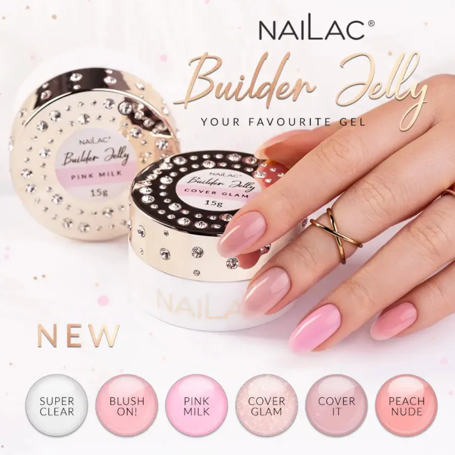 NaiLac Jelly Nail Builder UV/LED Super Clear