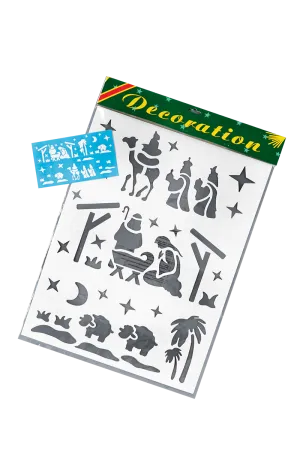 Nativity Christmas Stencil