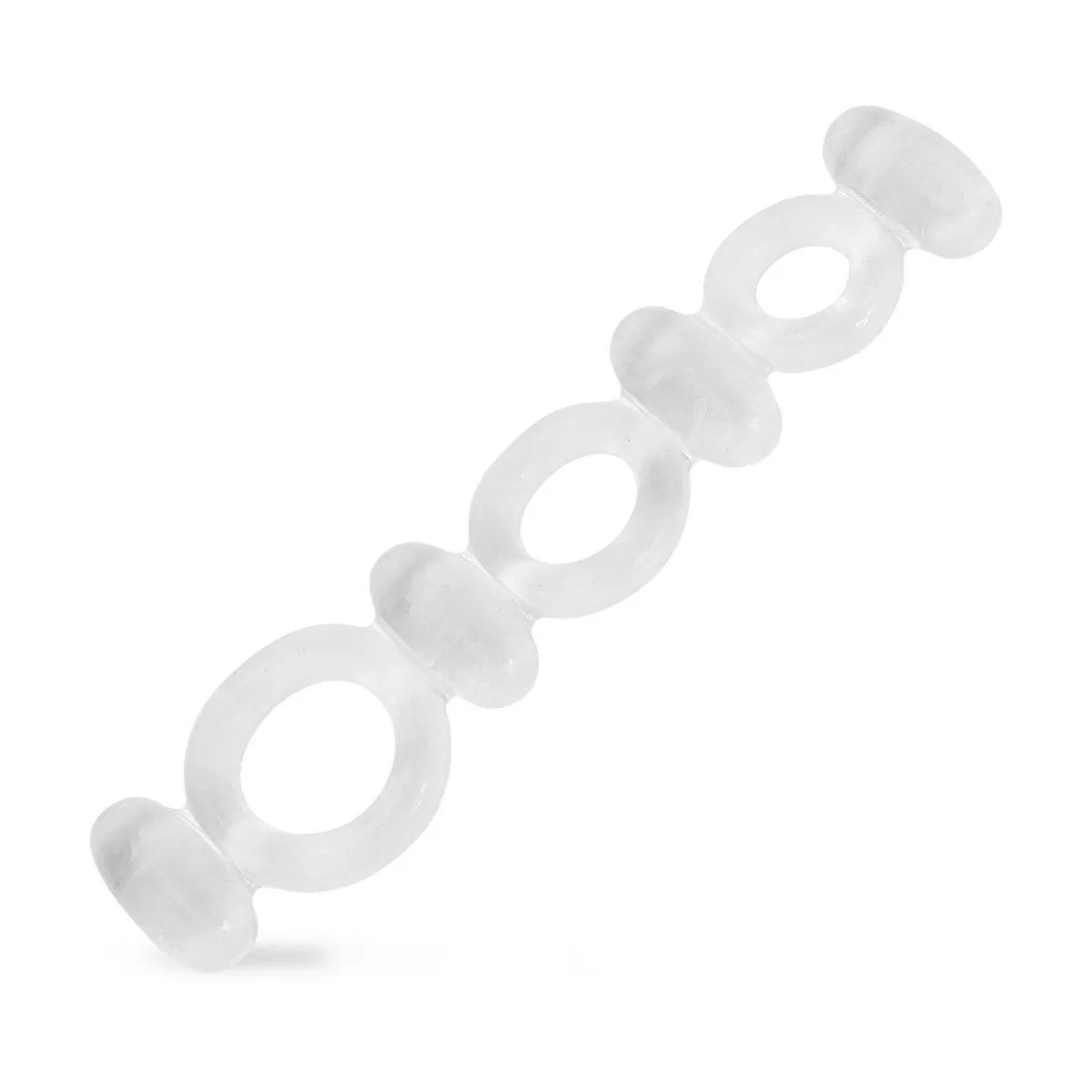 Neojoy Jelly Butterfly TPR Super Elastic Cock Ring to Stay Hard and Longer Time with Spicy Massage to Clit