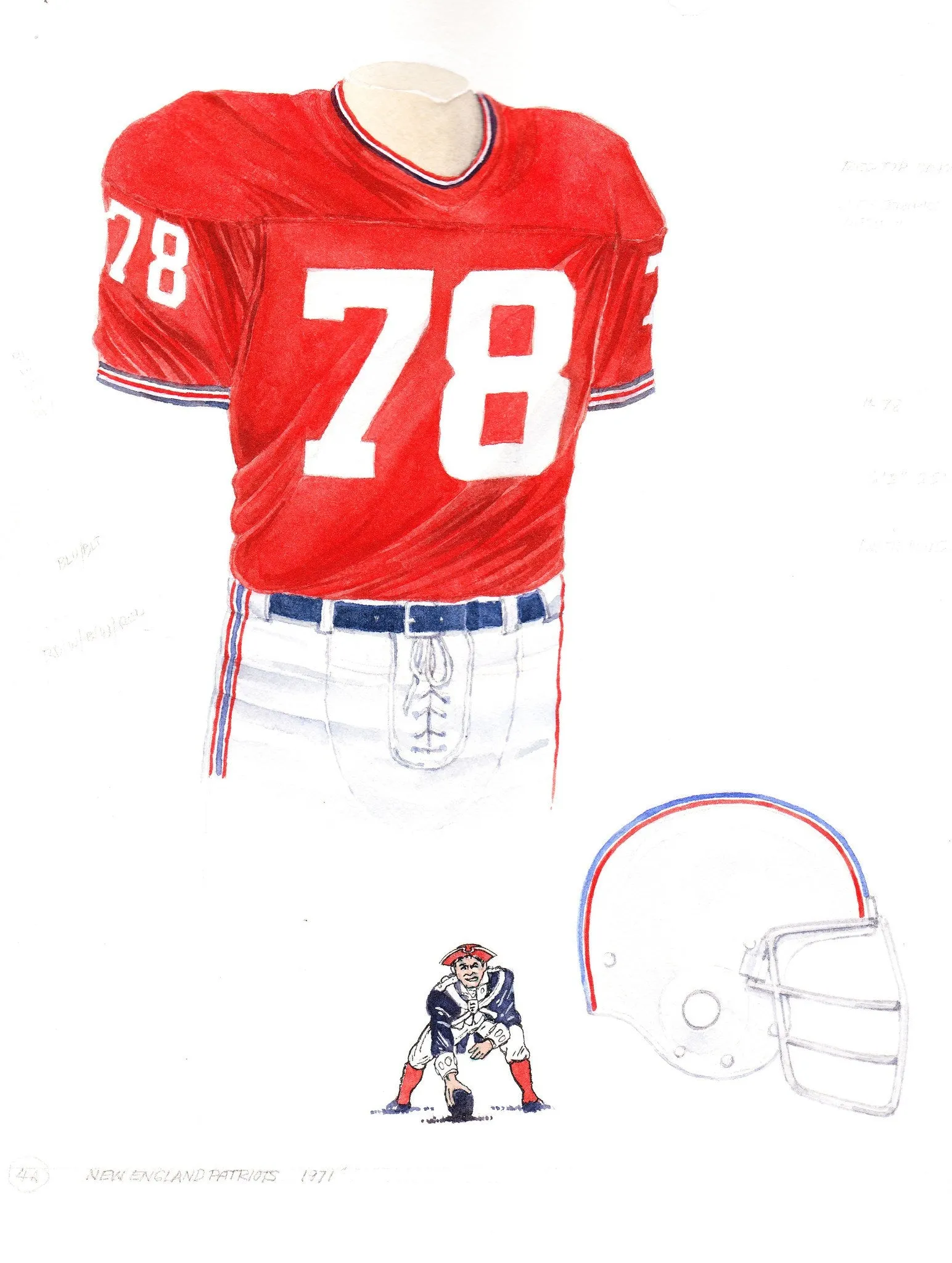New England Patriots 1971