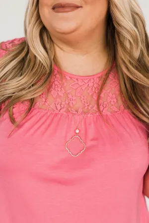Nice & Easy Long Pendant Necklace- Gold