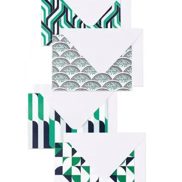 Notecard Boxed Set Blue & Green