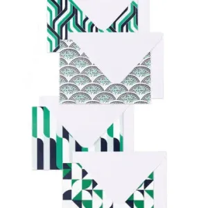 Notecard Boxed Set Blue & Green