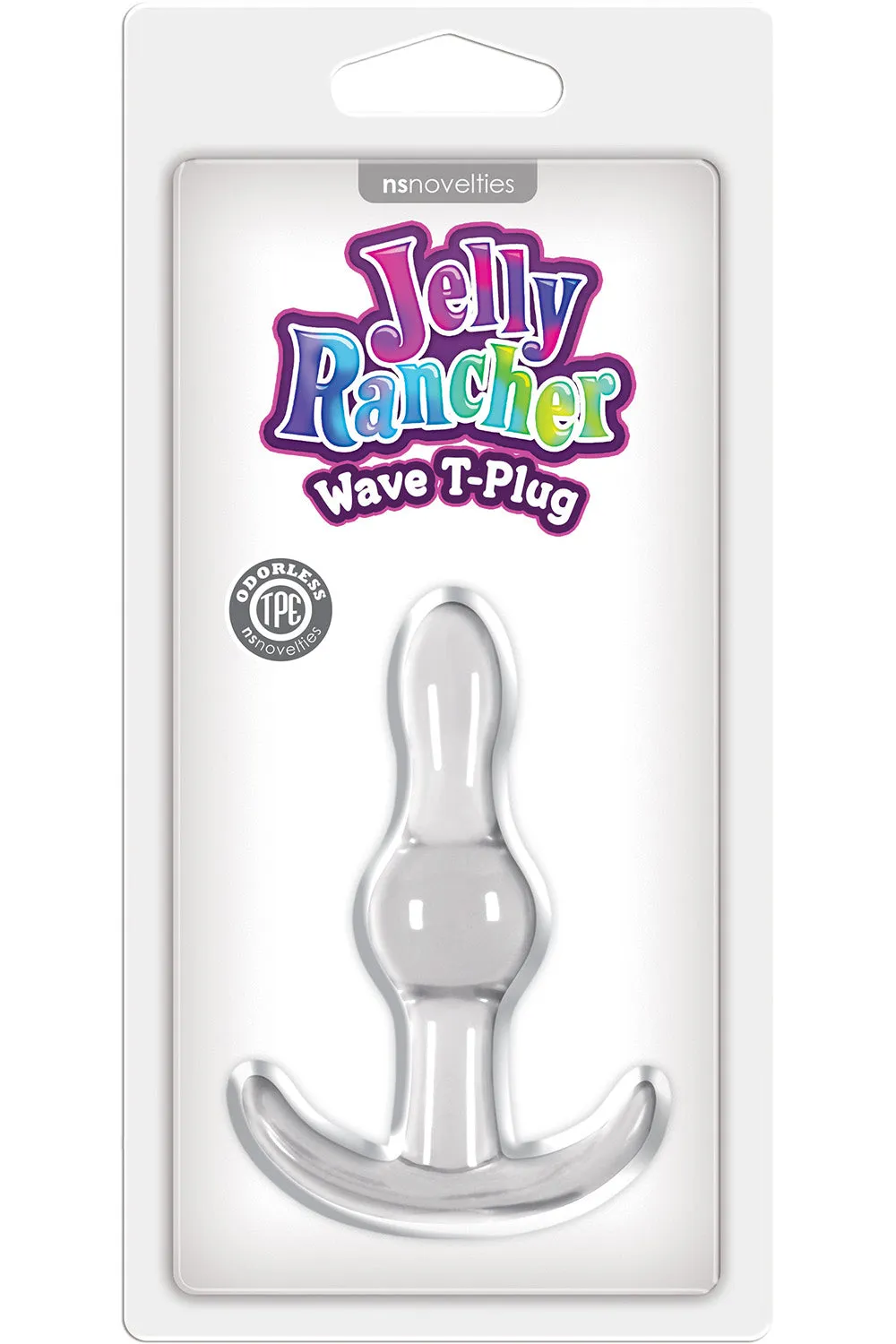 NS Novelties T-Plug Wave Clear