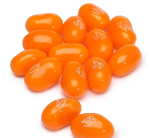 Orange Sherbet Jelly Beans - 10 lbs bulk