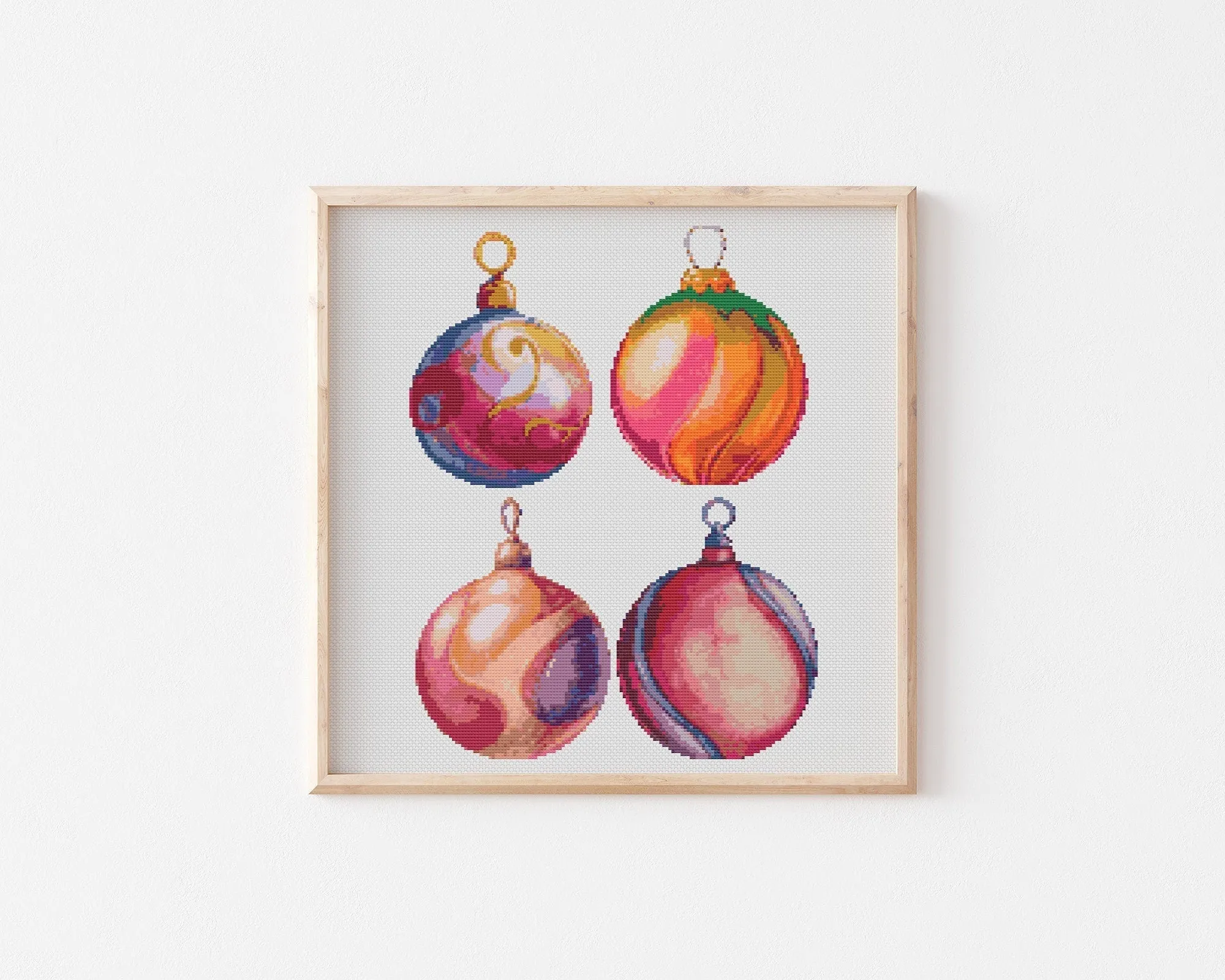 Ornaments Cross Stitch Pattern #617
