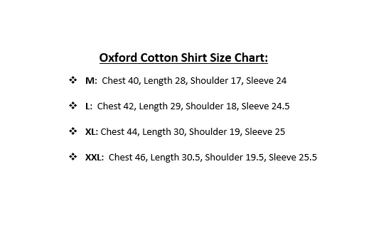 Oxford Cotton Long Sleeve Shirt - Sky Blue