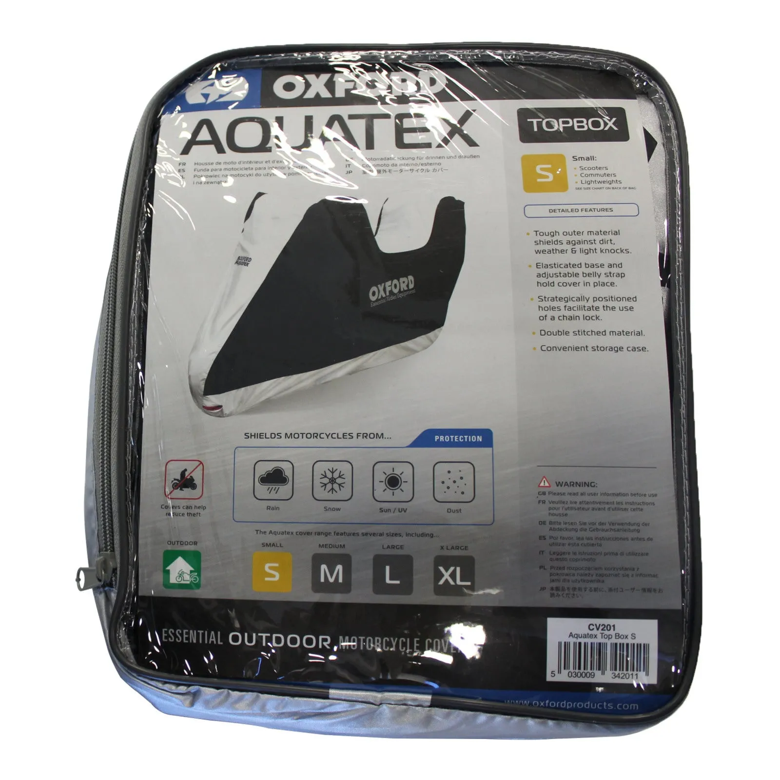 Oxford Motorcycle Cover Aquatex - Scooter Top Box