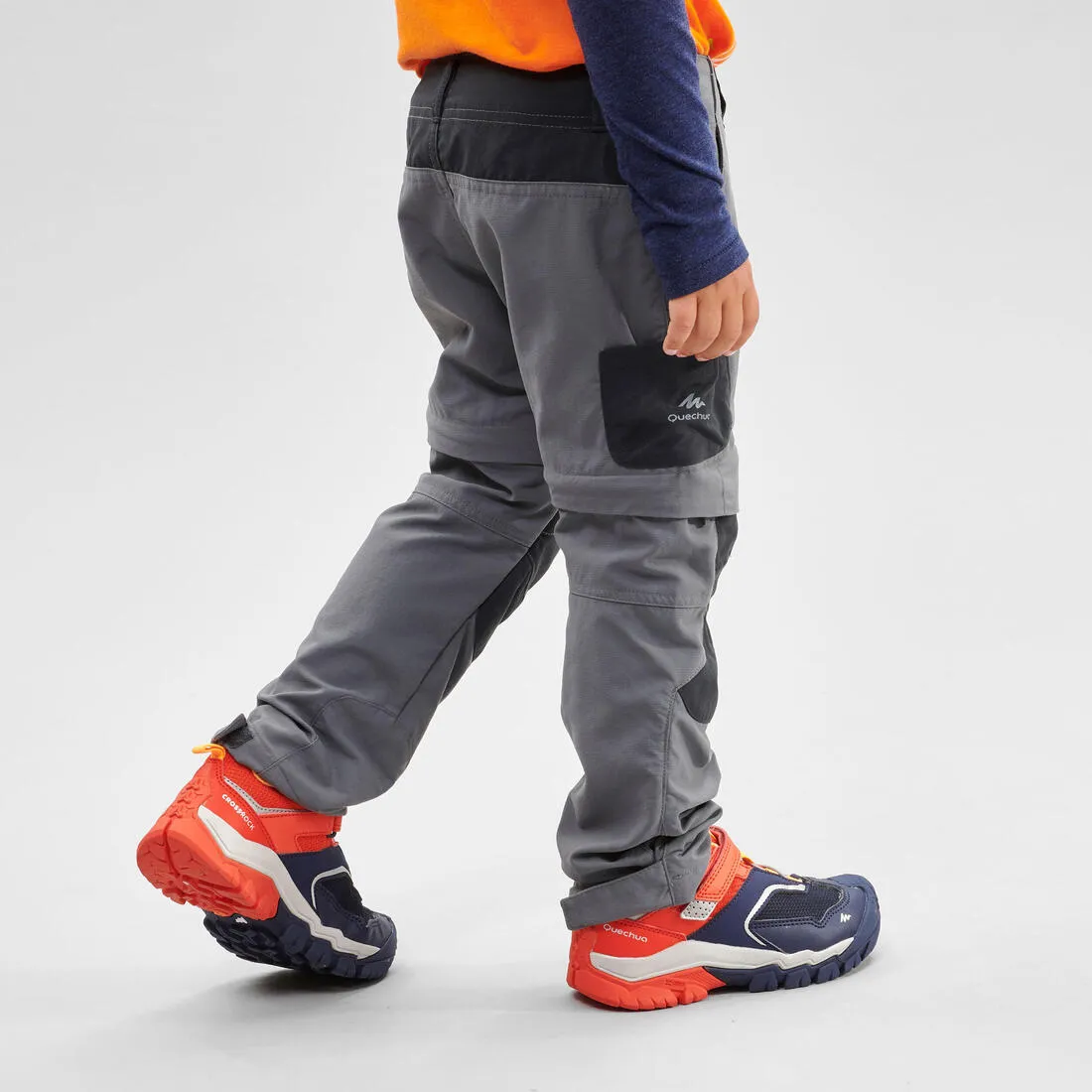 Pantalon de randonnée modulable enfant - MH500 KID 2-6 ANS