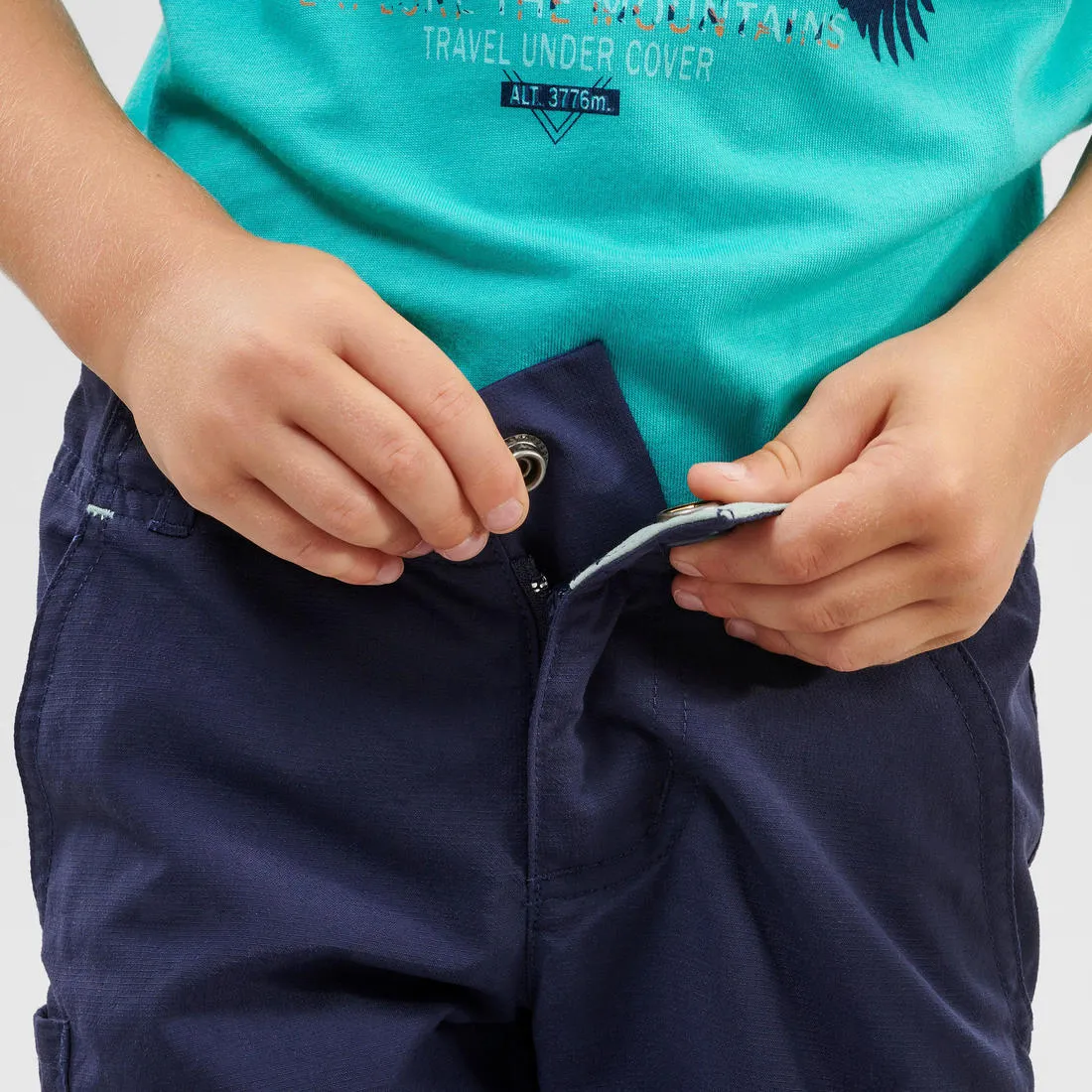 Pantalon de randonnée modulable enfant - MH500 KID 2-6 ANS
