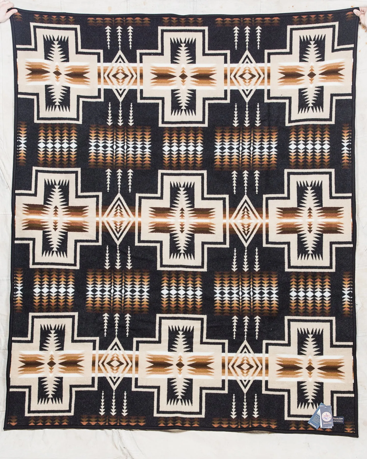 Pendleton Harding Oxford Jacquard Wool Blanket Robe
