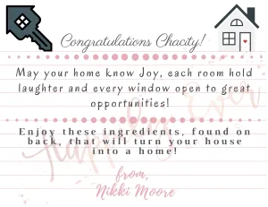 Personalized Traditional Recipe Card “Download”