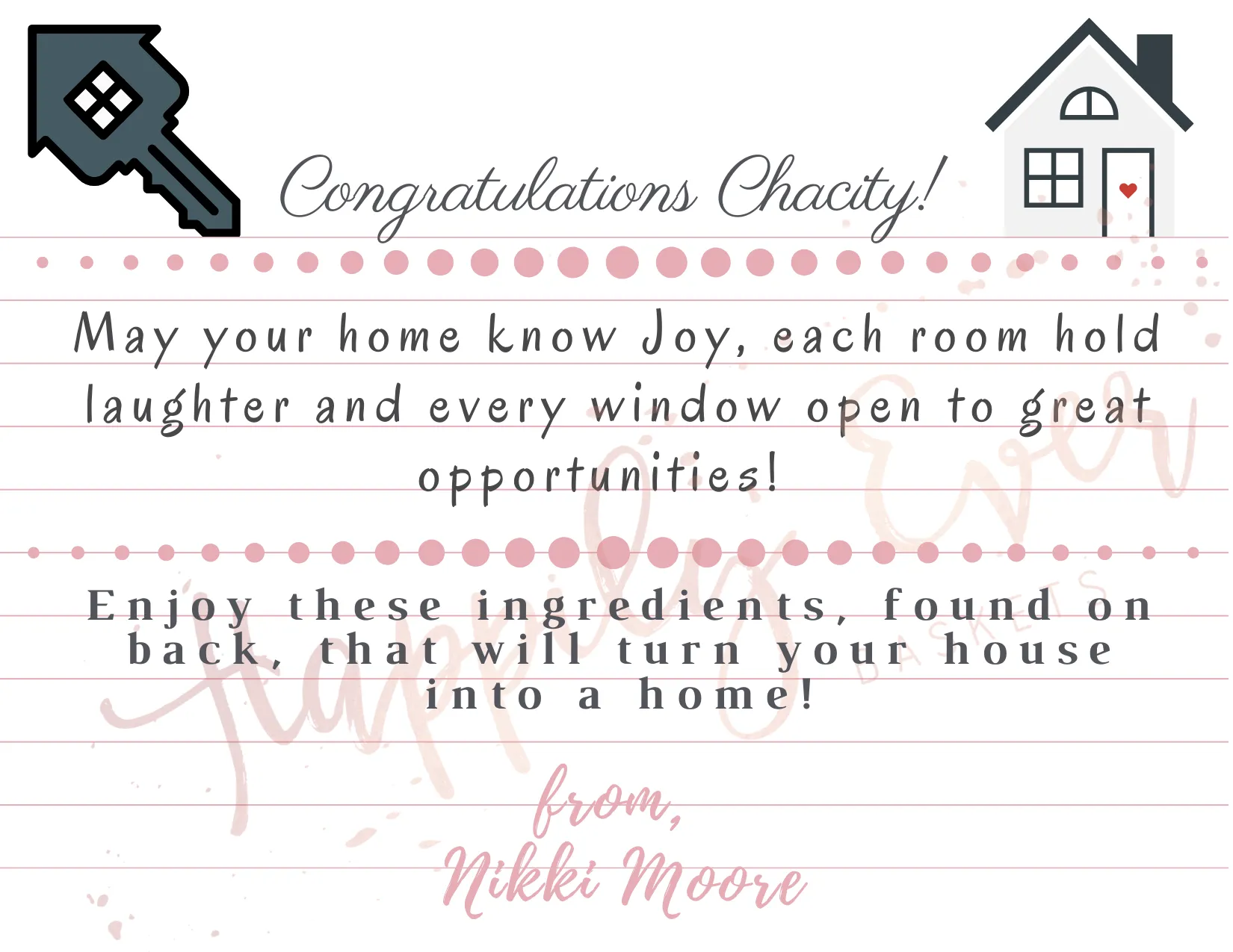 Personalized Traditional Recipe Card “Download”