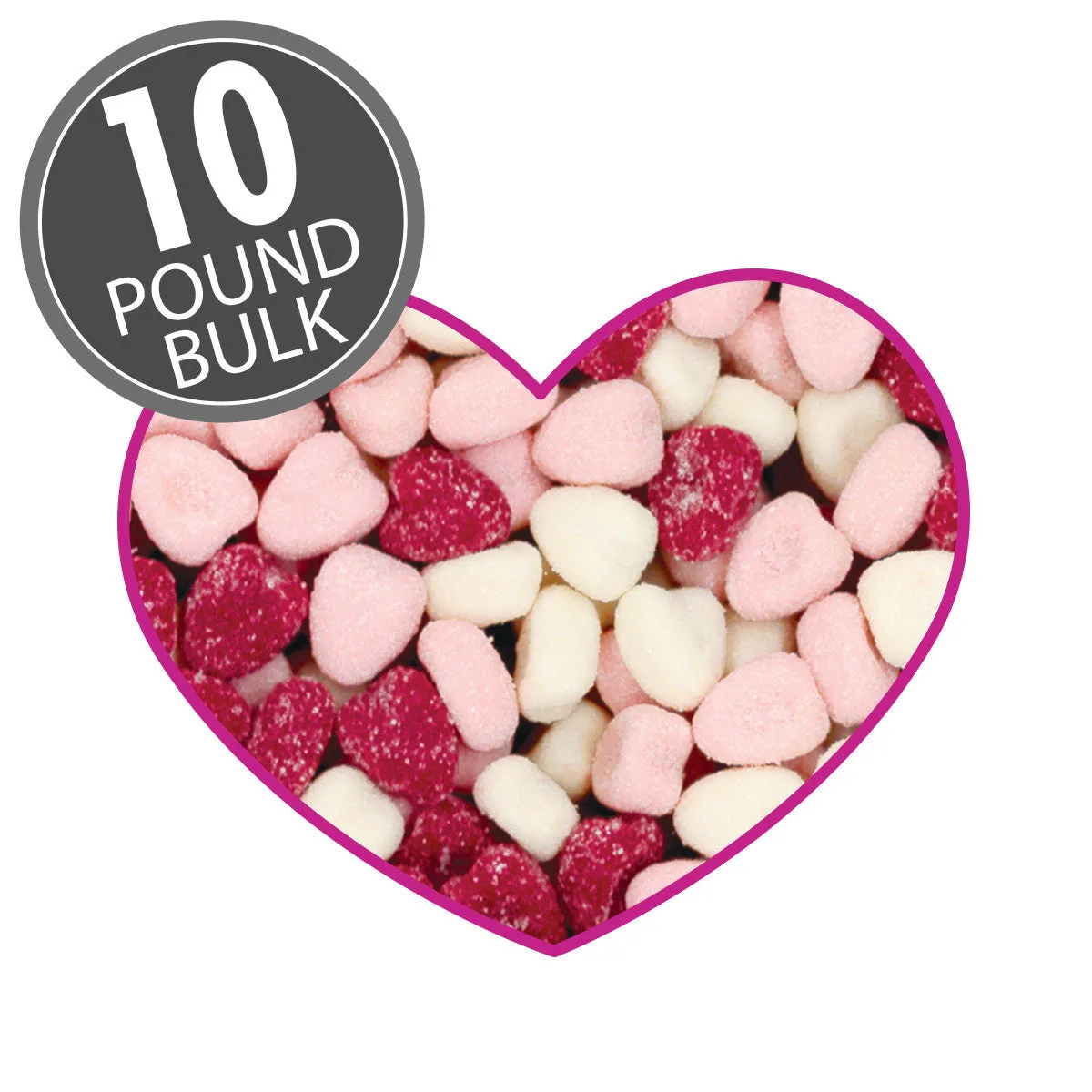 petite sour hearts jelly belly 10lbs