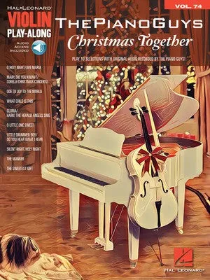 PIANO GUYS CHRISTMAS TOGETHER VIOLIN PLAYALONG V74 BK/OLA