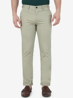 Pista Solid Uno Fit Casual Trouser | JadeBlue
