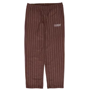 Pleasures Control Striped Easy Pant 'Brick'