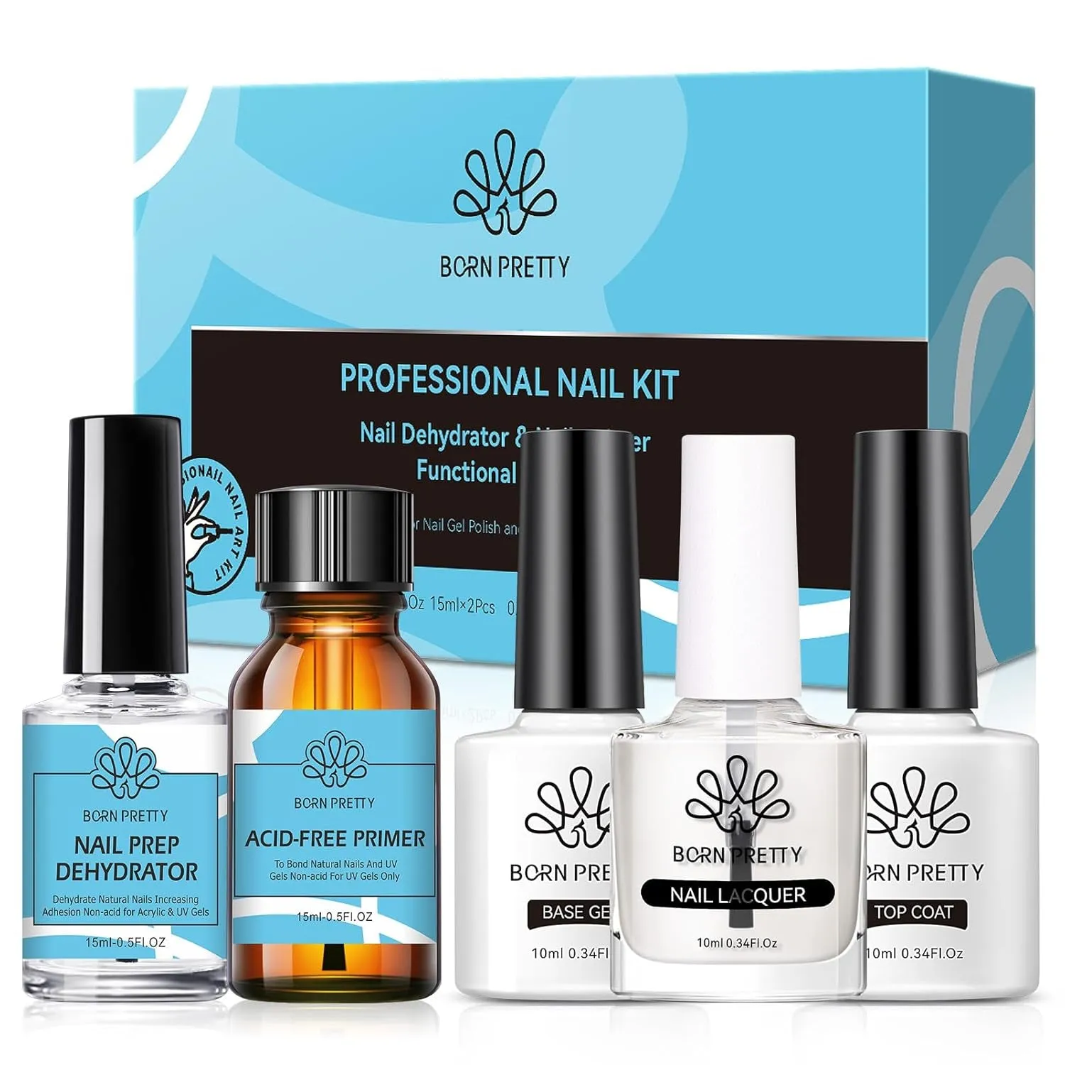Poly Nail Extension Gel Kit-6 Colors Poly Nails Gel Kit Nude Clear Jelly Pink All in One Kit Builder Glue Gel with Nail Lamp Base Top Coat Set Nail Forms French Manicure Set for Beginner Starter DIY at Home Mother'S Day Gifts