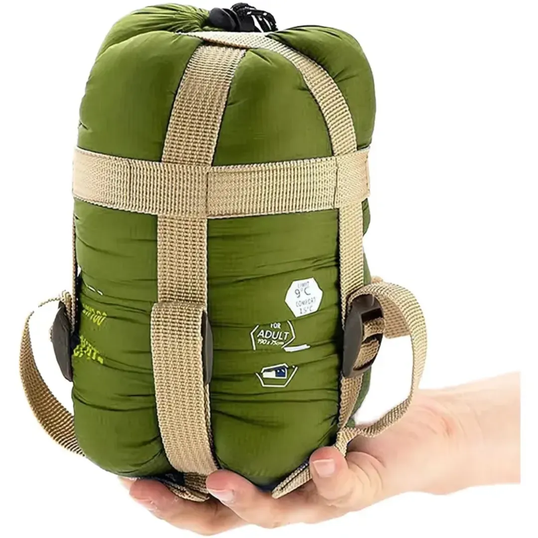 PrepPro Lightweight Sleeping Bag – Compact, Waterproof & Adventure-Ready