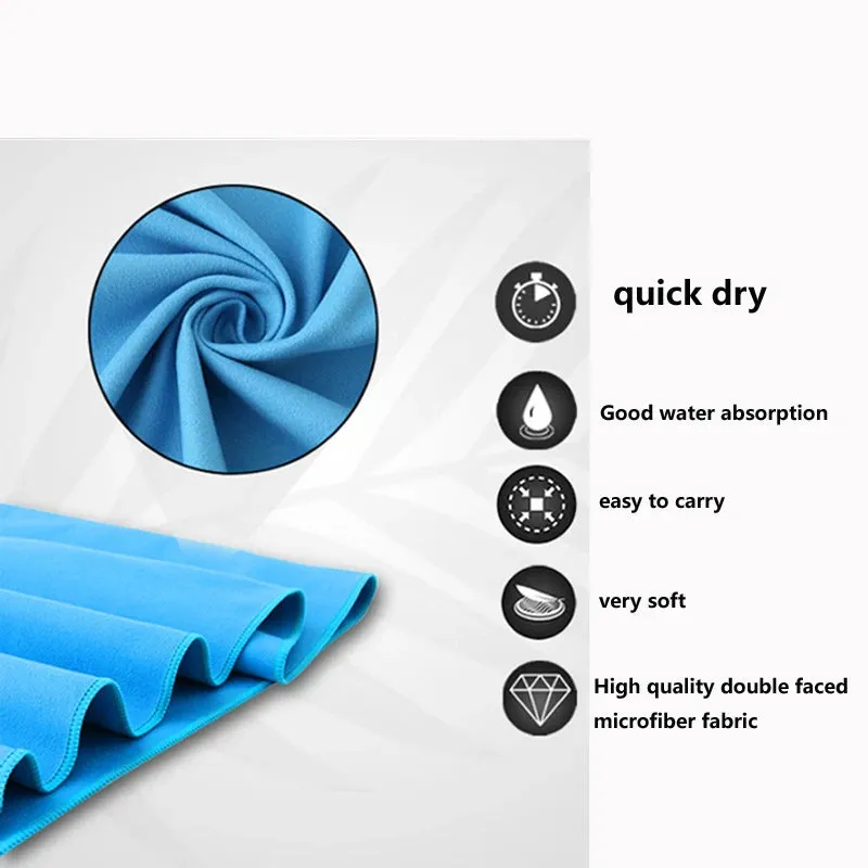 Quick Dry Microfiber Sports Towel - Thick Outdoor Travel Towel for Gym, Jogging, Swimming, Yoga, Naturehike