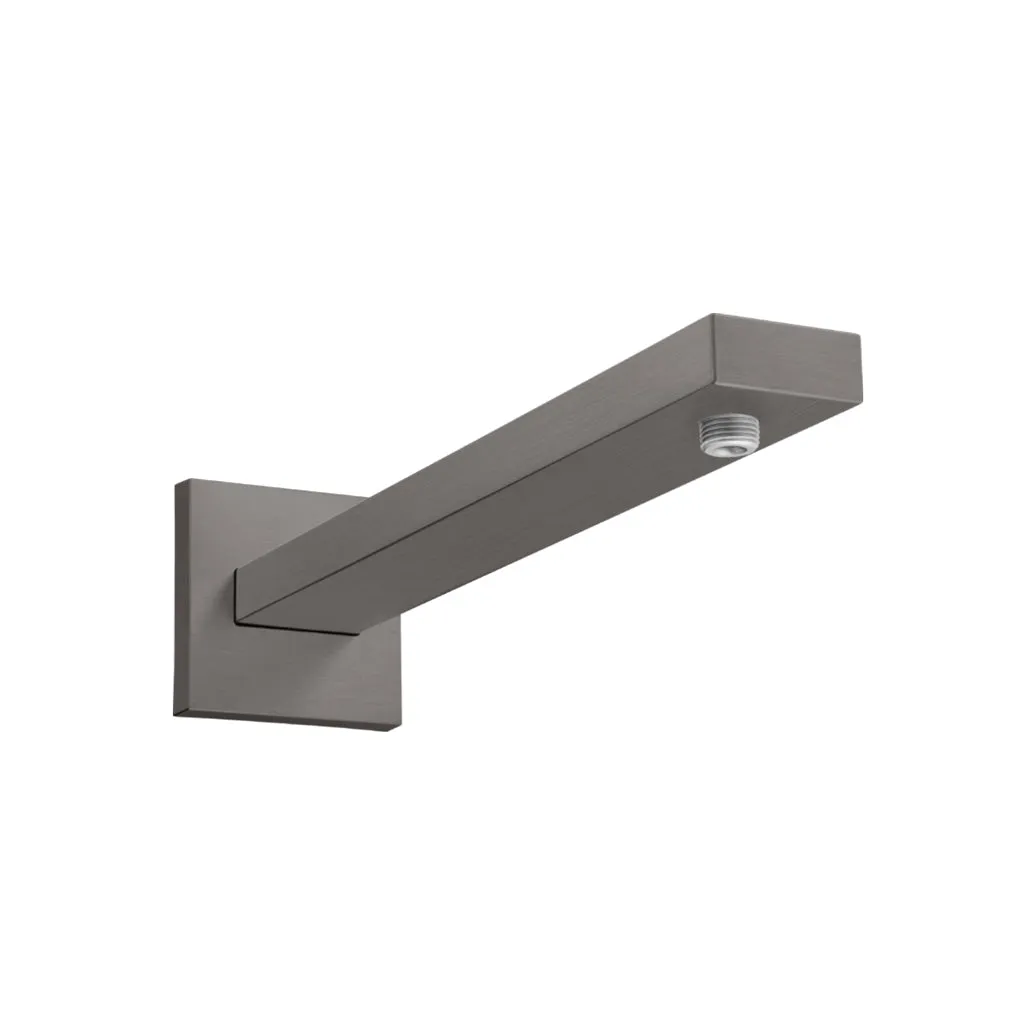 Raindance E 1-Way Thermostatic Trim Complete Shower Set - Wall Mount - 12" Brass/Brushed Black Chrome