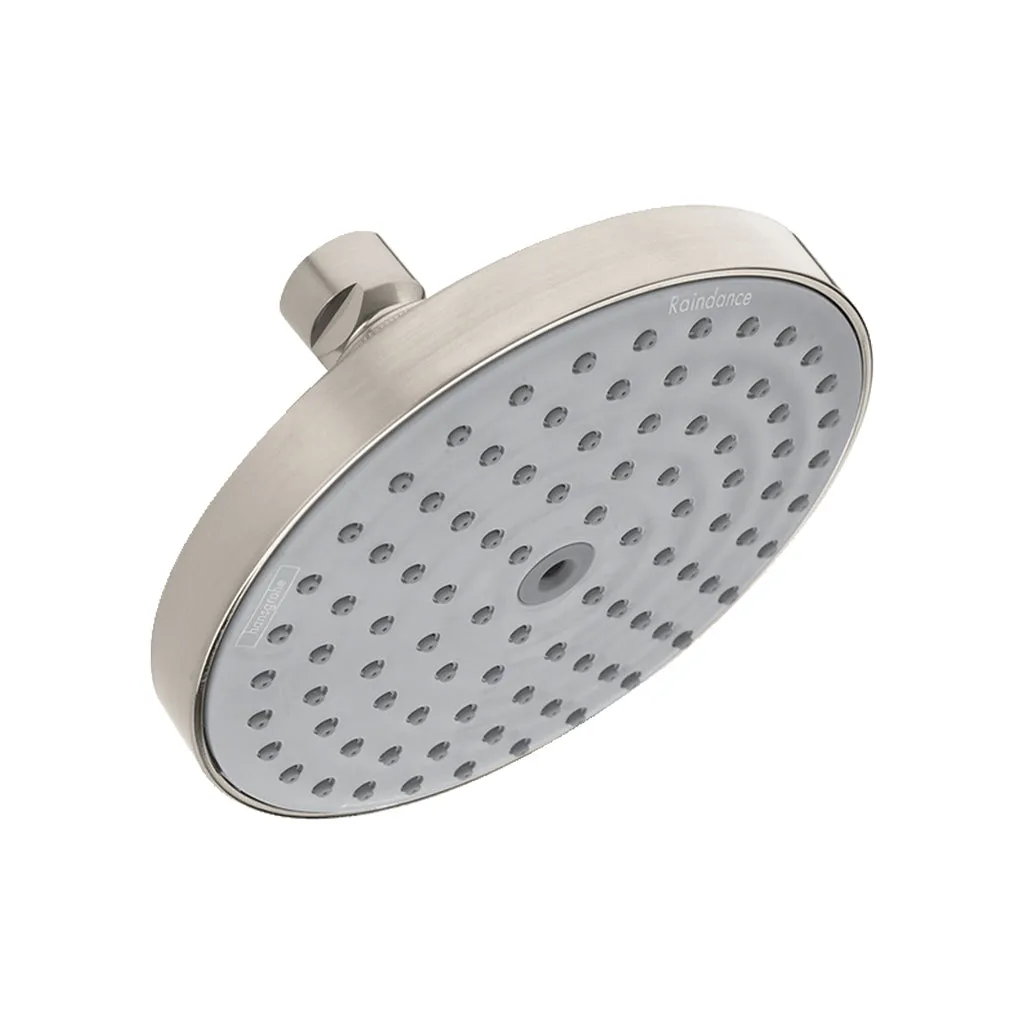 Raindance S 2.5 Gpm Shower Head - Wall Mount - 6" Brass/Brushed Nickel
