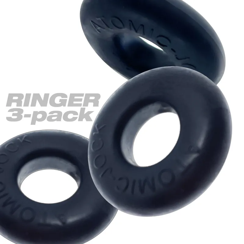 Ringer Ring 3 Pack - Small - Night Black