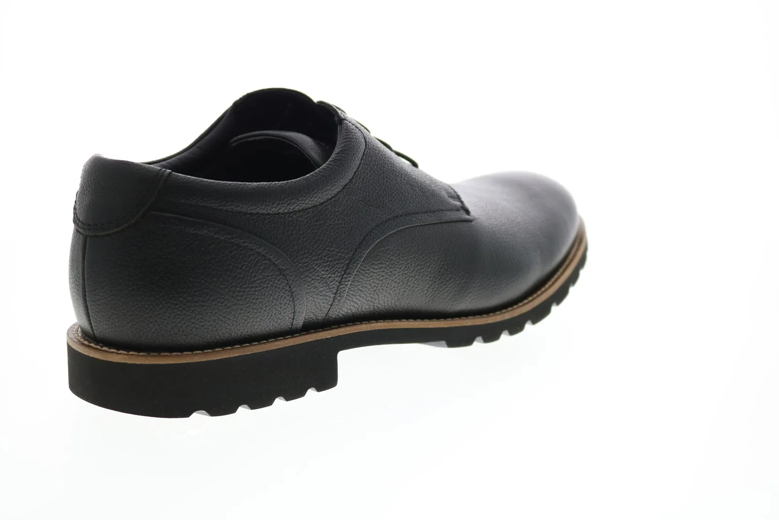 Rockport Sharp & Ready Colben V74248 Mens Black Wide Oxfords Plain Toe Shoes