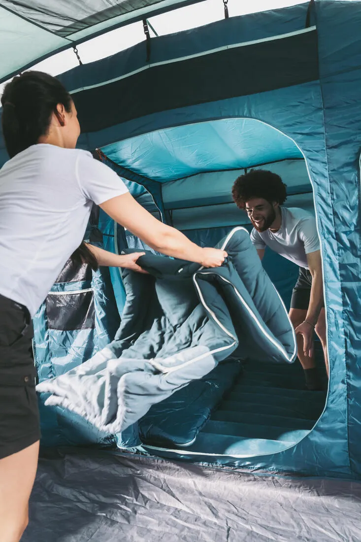 SAC DE COUCHAGE EN COTON POUR LE CAMPING - ULTIMCOMFORT 10° COTON BLEU