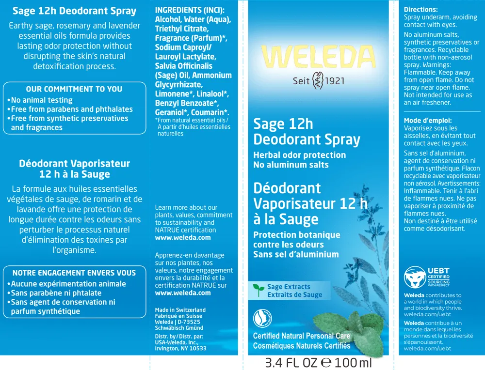 Sage 12h Deodorant Spray
