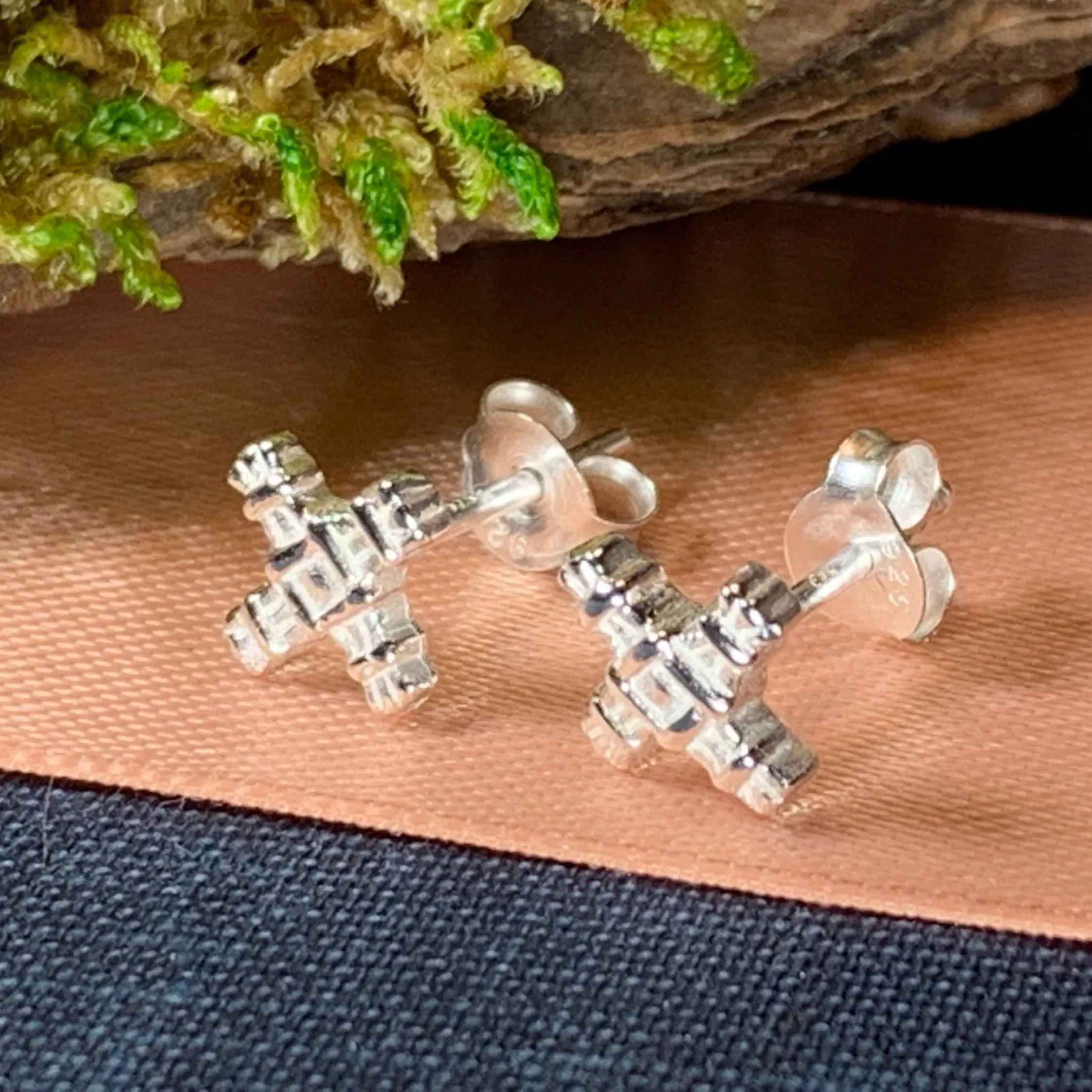 Saint Brigid's Cross Post Earrings