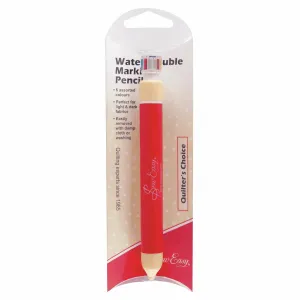 Sew Easy Fabric Marker Pencil: Retractable: Wash-Out: 6 Colour *