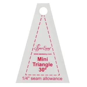 Sew Easy Mini 30 degree Triangle 2½"  Template