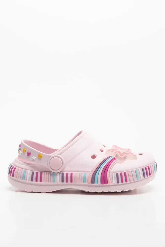 Shooting Star Clog  Pink