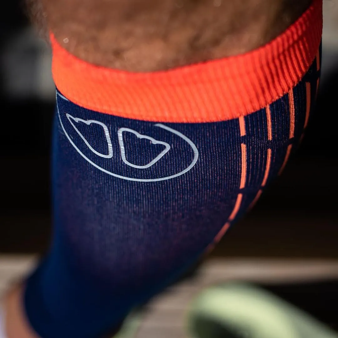 Sidas Ultra Light Calf Compression Sleeve Blue & Orange