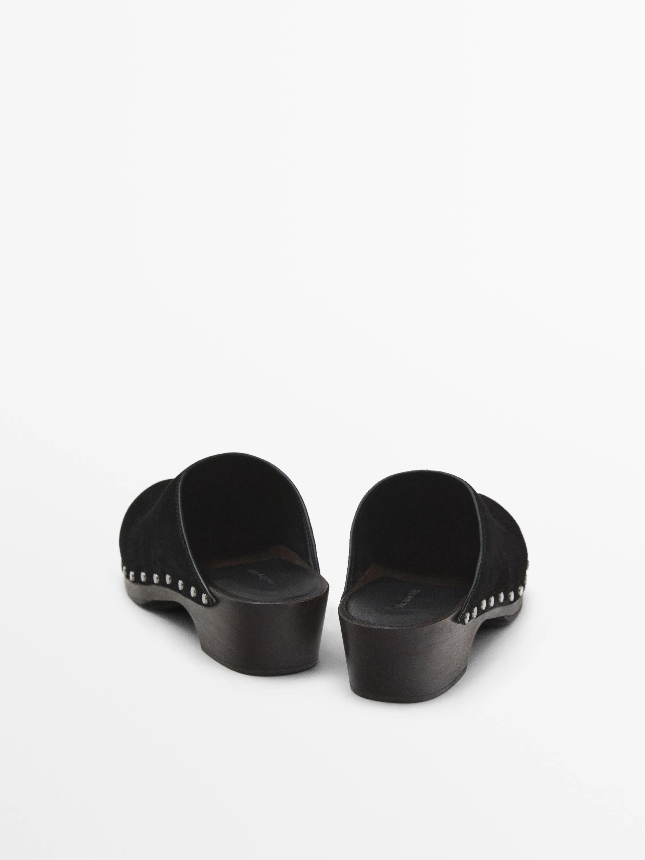 Split-leather slippers