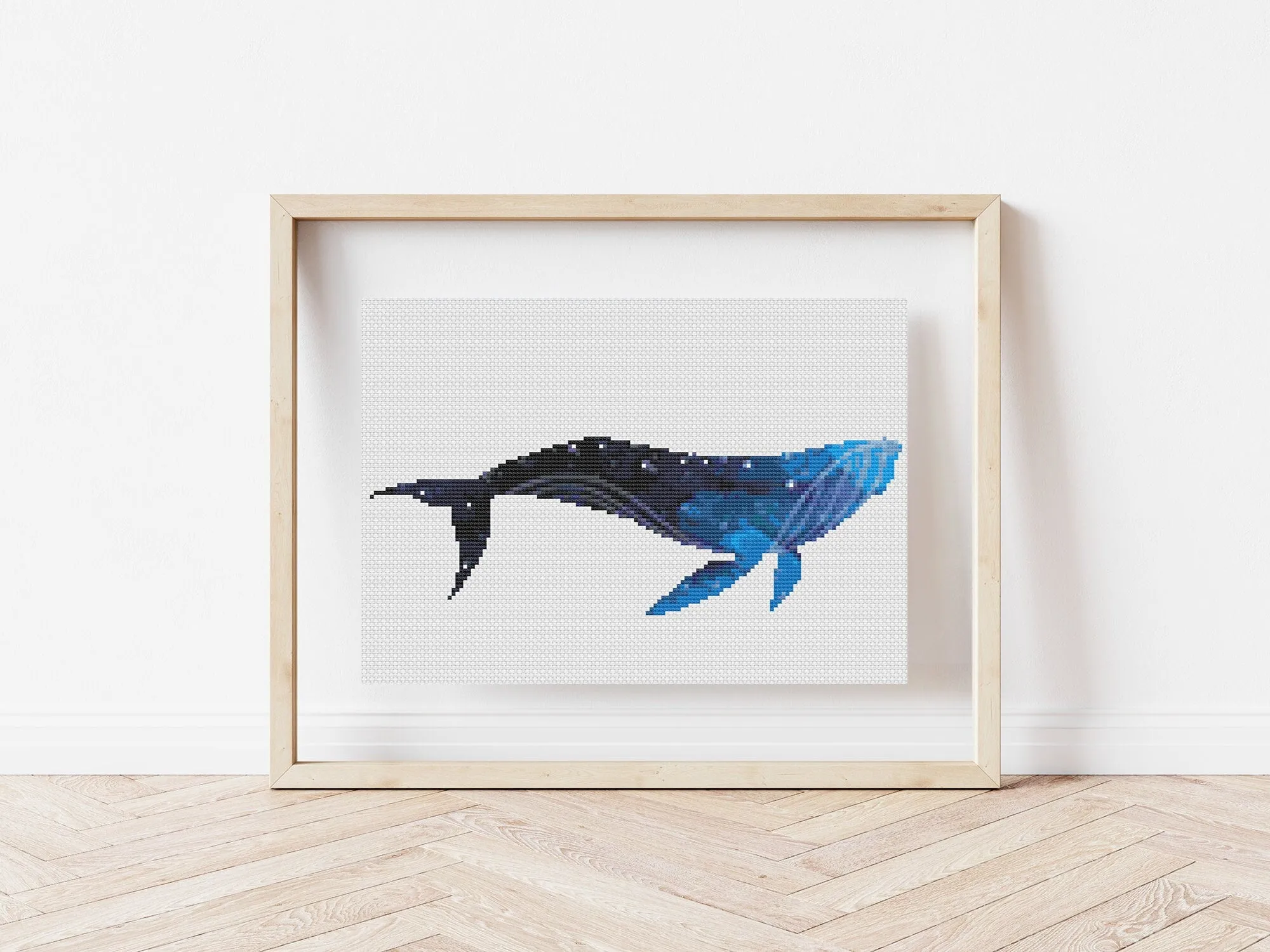 Star Whale Cross Stitch Pattern #612