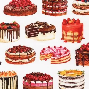 Sweet Tooth by Robert Kaufman Fabrics CAKES/SWEET