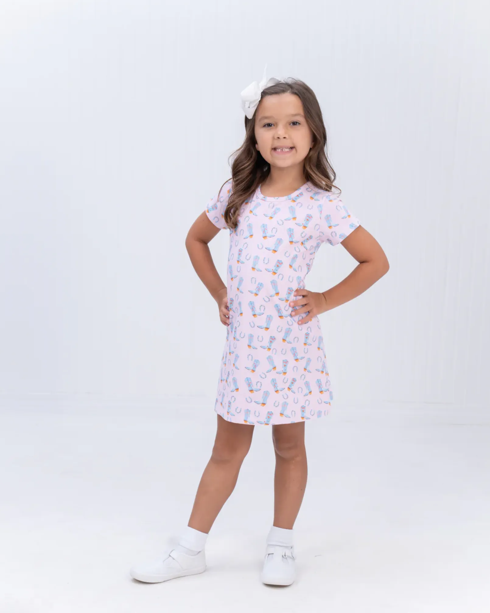 The Oaks: Mary Chase Dress - Pink Rodeo
