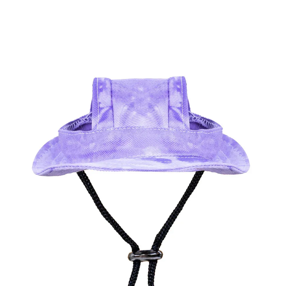 Tie-Dyed Dog Baseball Cap with Ear Holes