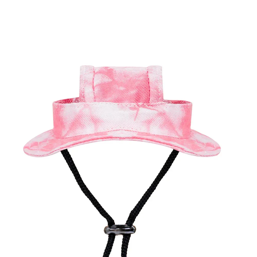 Tie-Dyed Dog Baseball Cap with Ear Holes