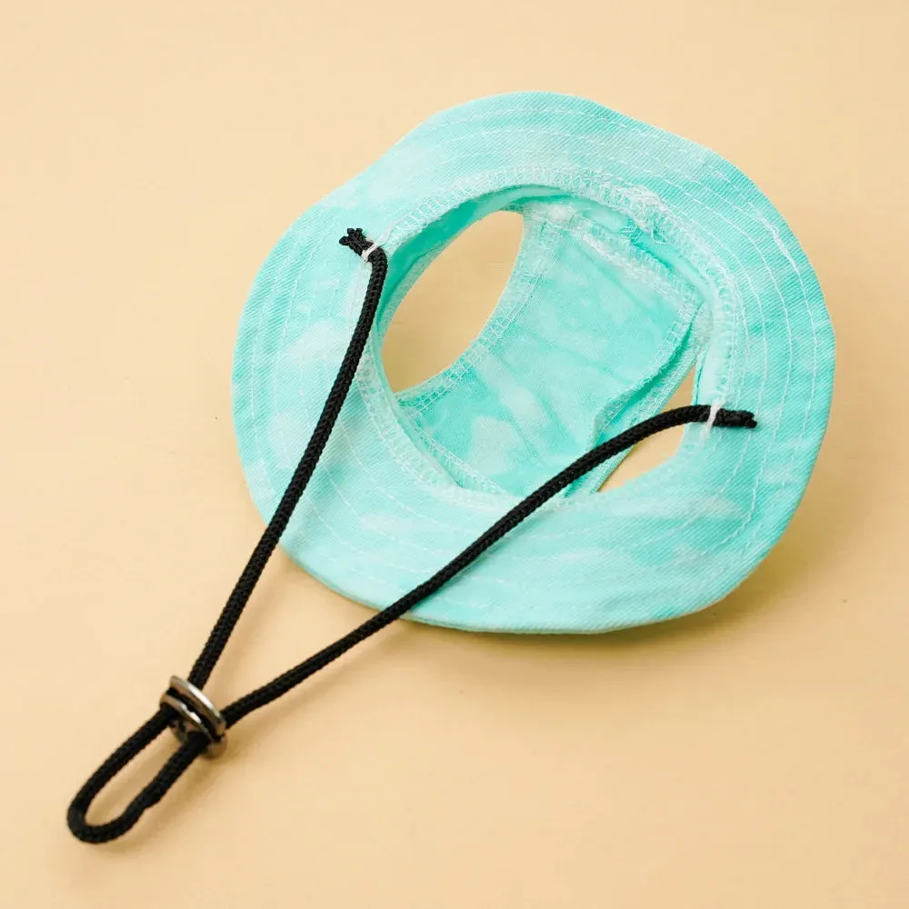 Tie-Dyed Dog Baseball Cap with Ear Holes