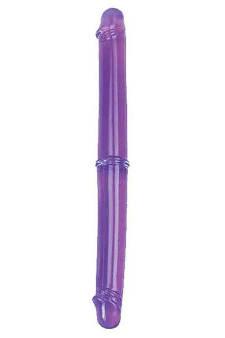 Twinzer Purple Double Dong Soft Penis